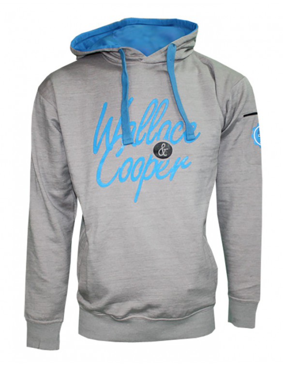 SUDADERA WALLACE & COOPER LIFE COLOR GRIS TALLA S