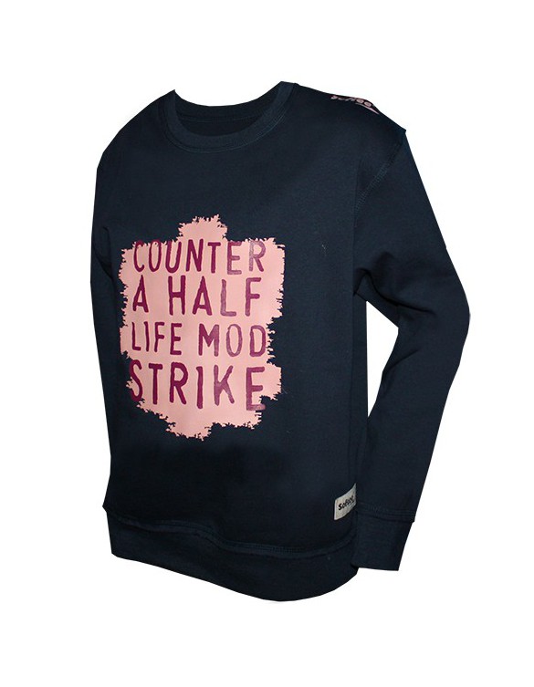 SUDADERA SOFTEE STRIKE ADULTO COLOR MARINO TALLA XS