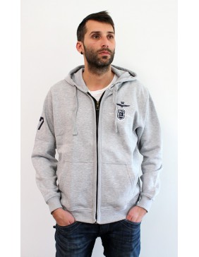 SUDADERA WILLIAN MARTIN REVOLUTION COLOR GRIS VIGORÉ TALLA S