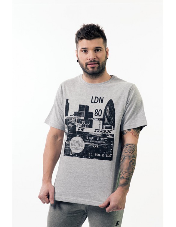 CAMISETA ROX R-GENUINE ADULTO COLOR GRIS VIGORÉ TALLA M