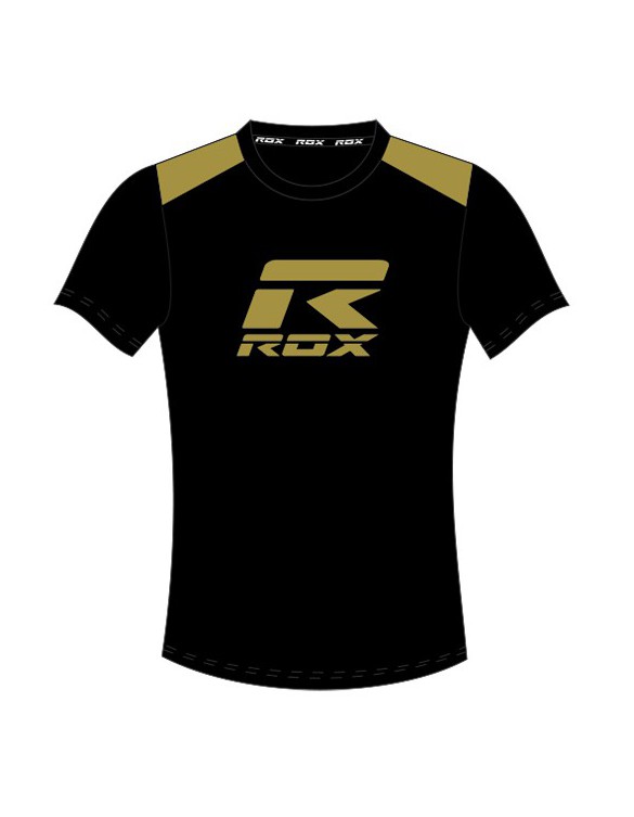 CAMISETA ROX R-PALACE NIÑO COLOR NEGRO/ORO TALLA 12 AÑOS