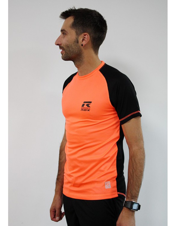 CAMISETA ROX R-MASTER NIÑO COLOR NARANJA/NEGRO TALLA 6 AÑOS