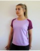 CAMISETA STARTER AUGUSTA MUJER COLOR FUCSIA/GRANATE TALLA L