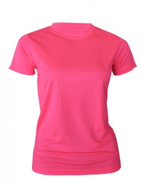 CAMISETA TECNIC SOFTEE MUJER COLOR AMARILLO FLUOR TALLA XS