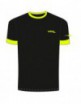 CAMISETA SOFTEE GALAXY HOMBRE COLOR NEGRO/AMARILLO FLUOR TALLA S