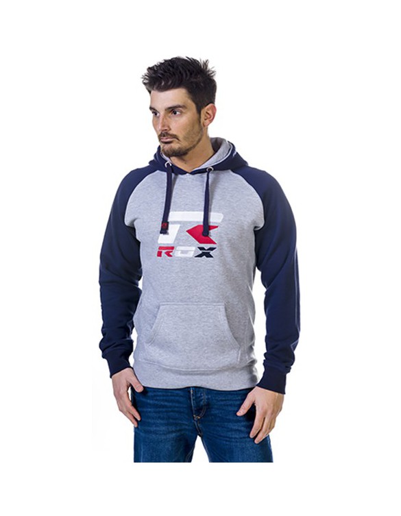 SUDADERA ROX R-BROOKLYN ADULTO COLOR BLANCO/MARINO TALLA L