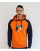 SUDADERA ROX R-BROOKLYN INFANTIL COLOR NARANJA/MARINO TALLA 12 AÑOS